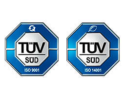 TÜV-Logos ISO single 9001 14001