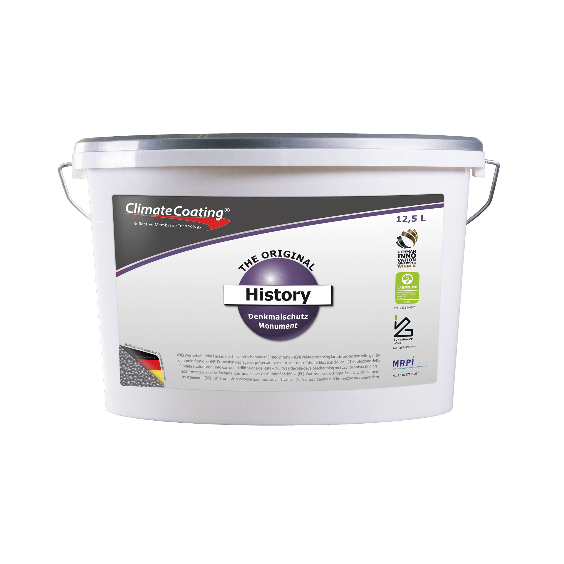 12500ml HISTORY frei