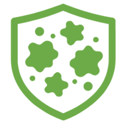 Icon dirt repellent green