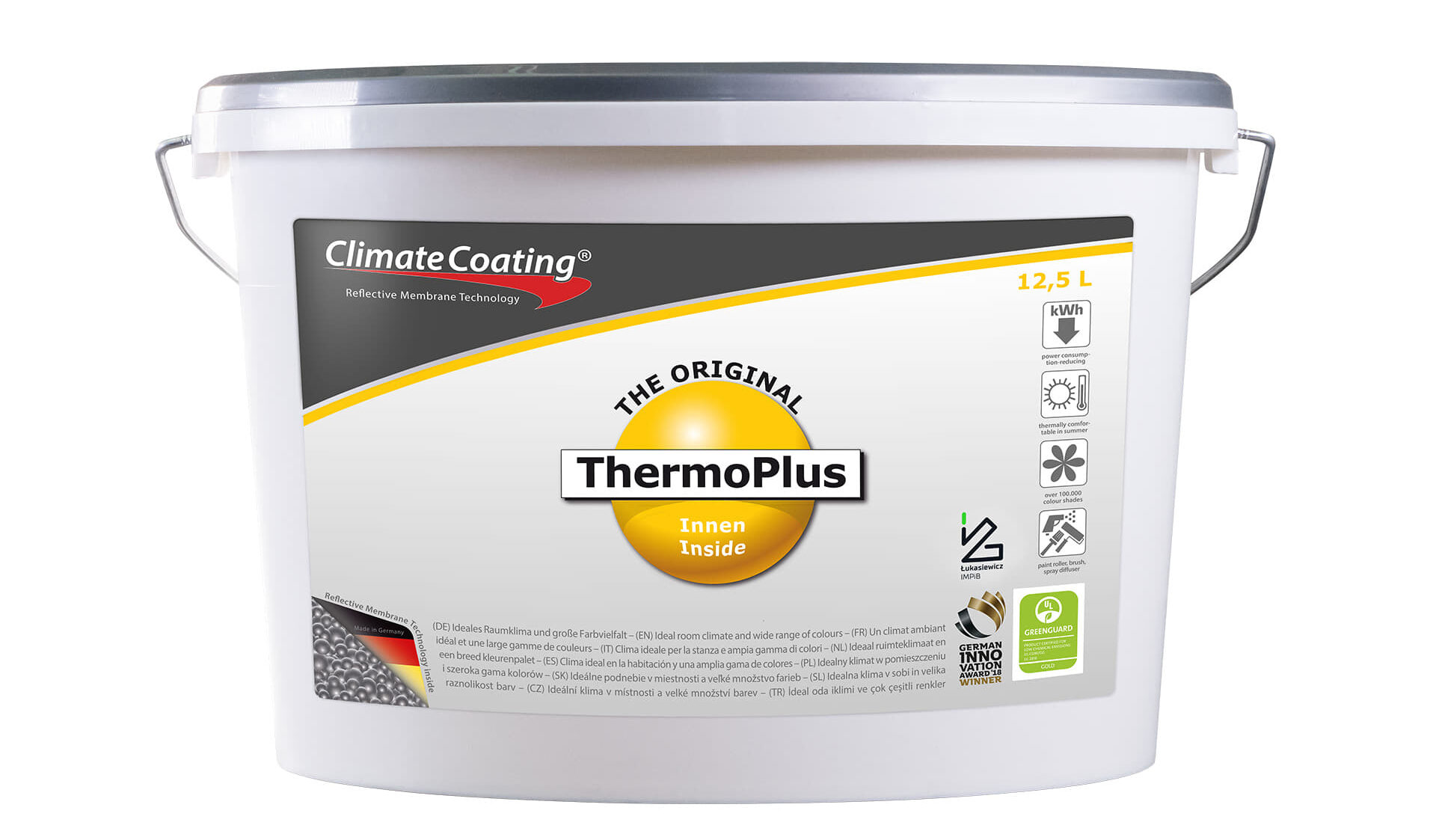 Innenanstrich ThermoPlus für gesundes Raumklima, Gebinde 12,5l