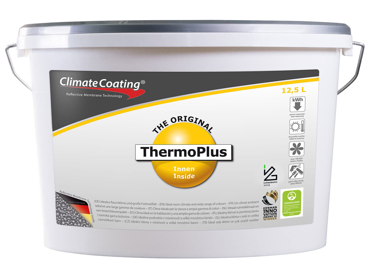 Innenanstrich ThermoPlus für gesundes Raumklima, Gebinde 12,5l