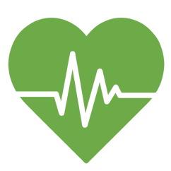 Icon safe for health green