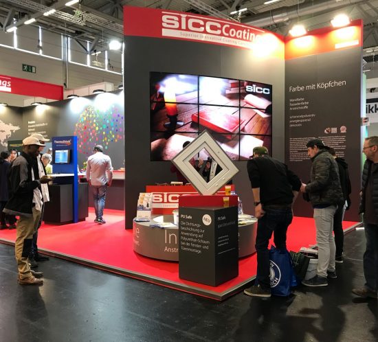 Farbe mit Köpfchen – SICC zeigte Ideen auf der FAF in Köln, 20.-23. März 2019