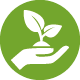 icon environmentally friendly green icon environmentally friendly green
