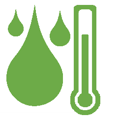 Icon humidity and temperature regulating green 2
