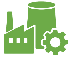 Icon industrial paint green