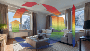 Kalte Räume und Luftzirkulation