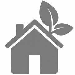 Icon healthy indoor climate gray