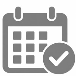 Icon renovation intervals gray