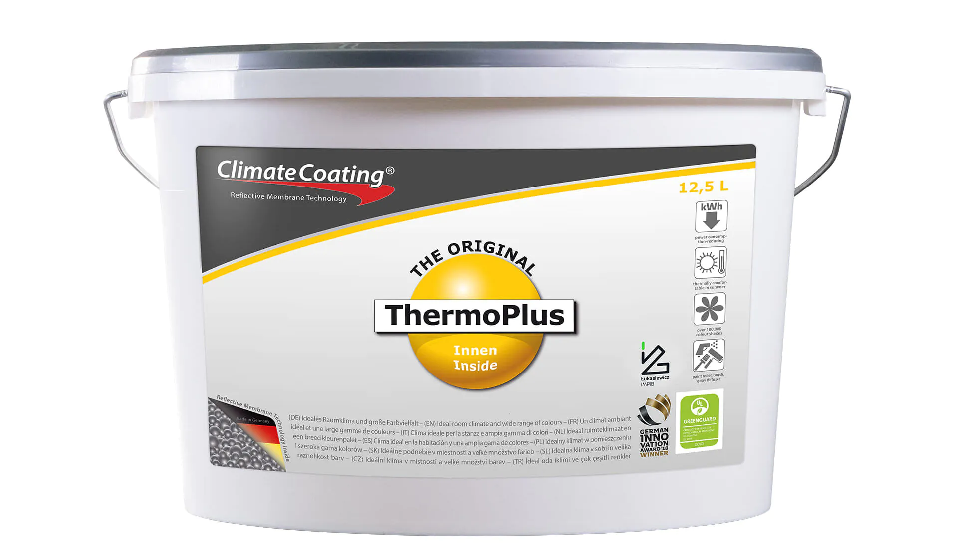Innenanstrich ThermoPlus für gesundes Raumklima, Gebinde 12,5l