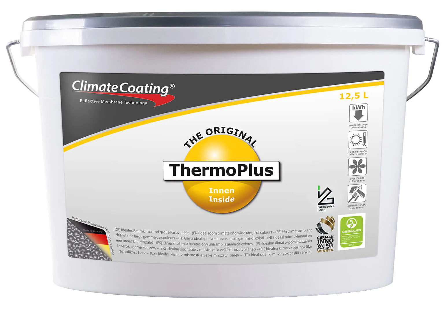 Innenanstrich ThermoPlus für gesundes Raumklima, Gebinde 12,5l