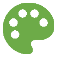 Icon 100 000 colors green 2