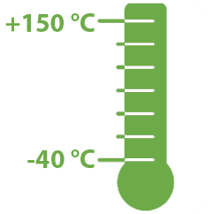 Icona resistente alla temperatura verde 2