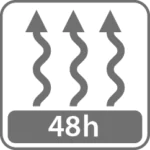 48 h drying time