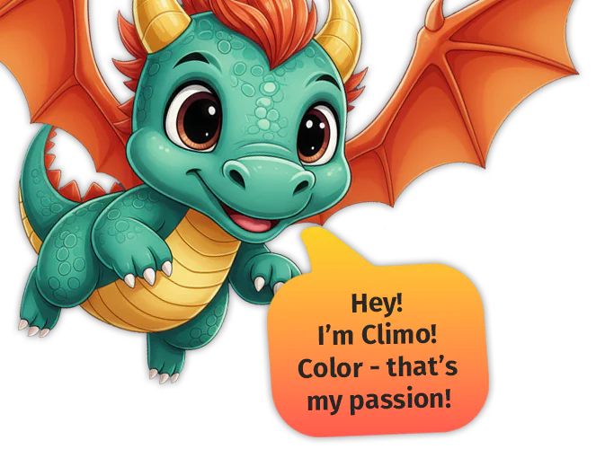 Climo inkl. der Sprechblase frei