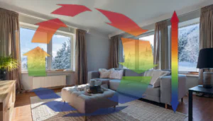 Kalte Räume und Luftzirkulation