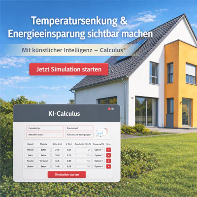 ClimateCoating® Calculus zur KI-gestützten Potenzialberechnung