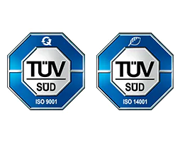 TÜV-Logos ISO single 9001 14001